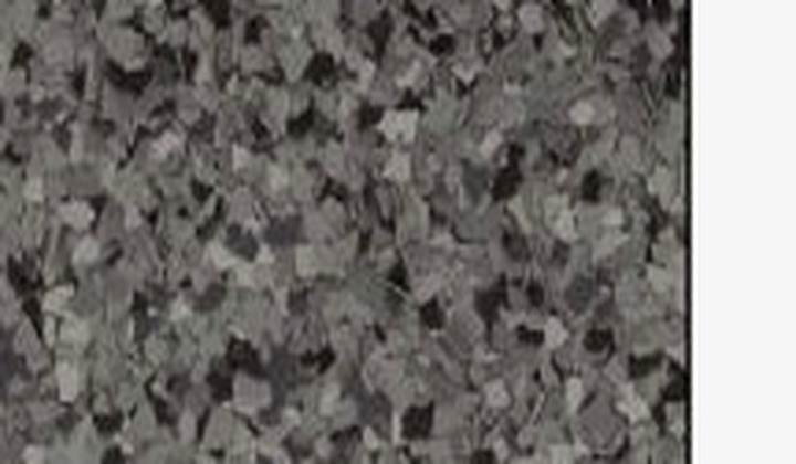Nightfall decorative flake floor coating sample