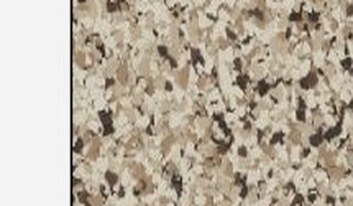 Buffalo decorative flake floor coating sample