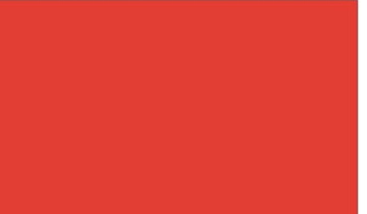 Safety Red solid color floor coating sample