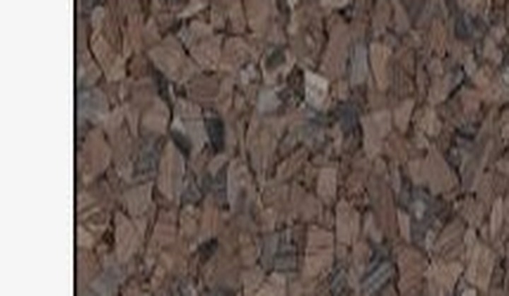 Garnet decorative flake floor coating sample